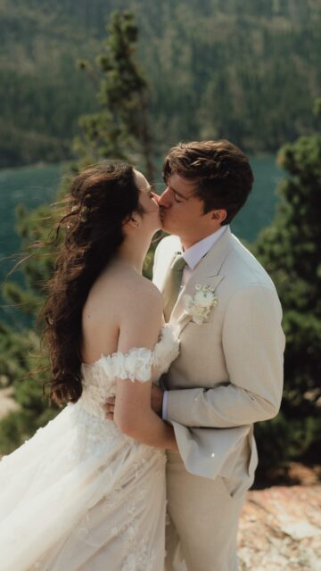 Next time I’m going to hire a videographer that doesn’t sit around all day! Jk! My hubs is the best! 

#elopementweddingphotographer #glacierelopement